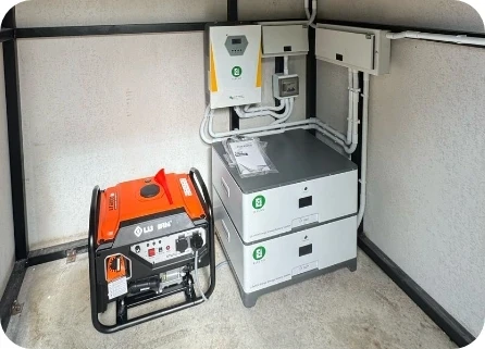 Sistema de respaldo de batería solar para el proyecto de Malasia