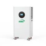 Vista frontal del sistema de batería todo en uno ELE 5kWh con un inversor 3.6kW 120V