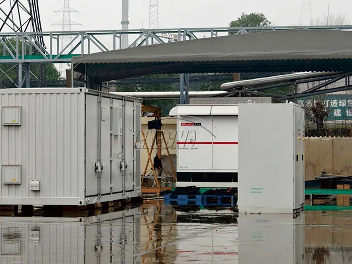 ELE 19MWh Vista del equipo del proyecto de almacenamiento de energía 12