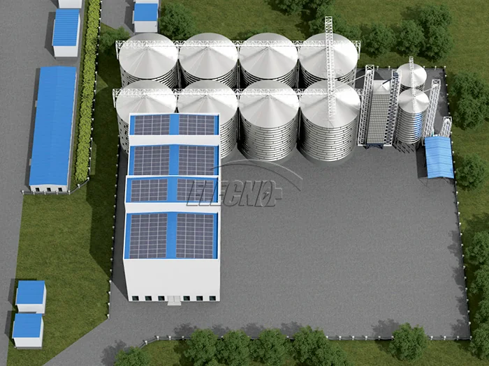 Proyecto de ingeniería de suministro de energía de almacenamiento de energía de molino harinero