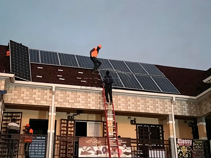 Proyecto de energía solar para villas en Nigeria