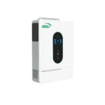 ELECNO US-estándar 12kW vista lateral del inversor de carga solar híbrido